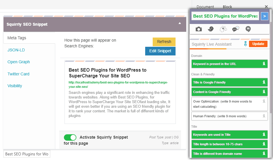 Squirrly SEO WordPress Plugin