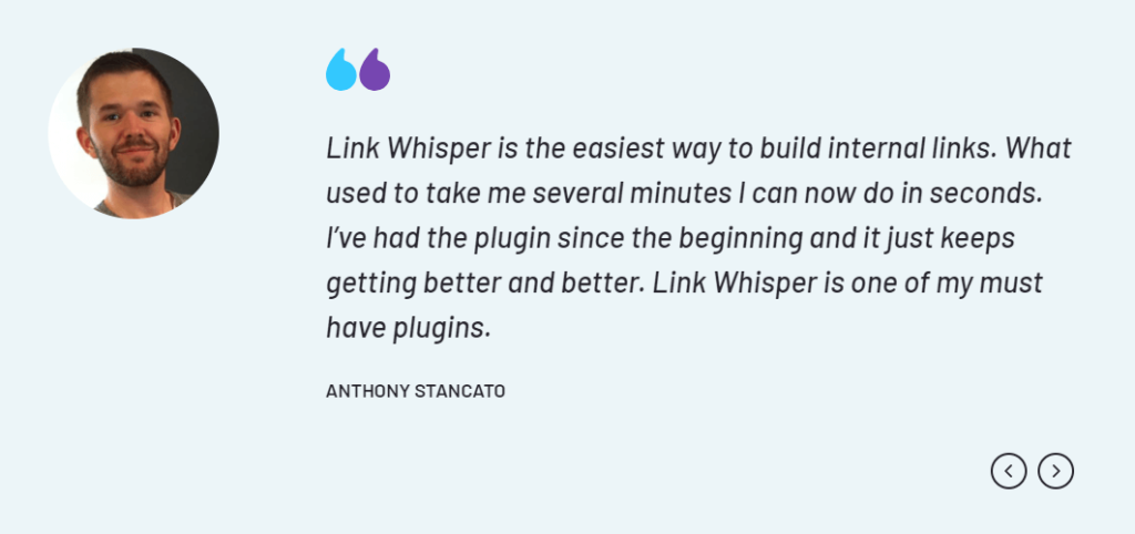 linkwhisper user review