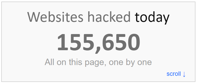 websites hacked today